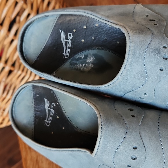 Dansko Light Blue Mule Clogs Size 8.5 - Picture 9 of 12